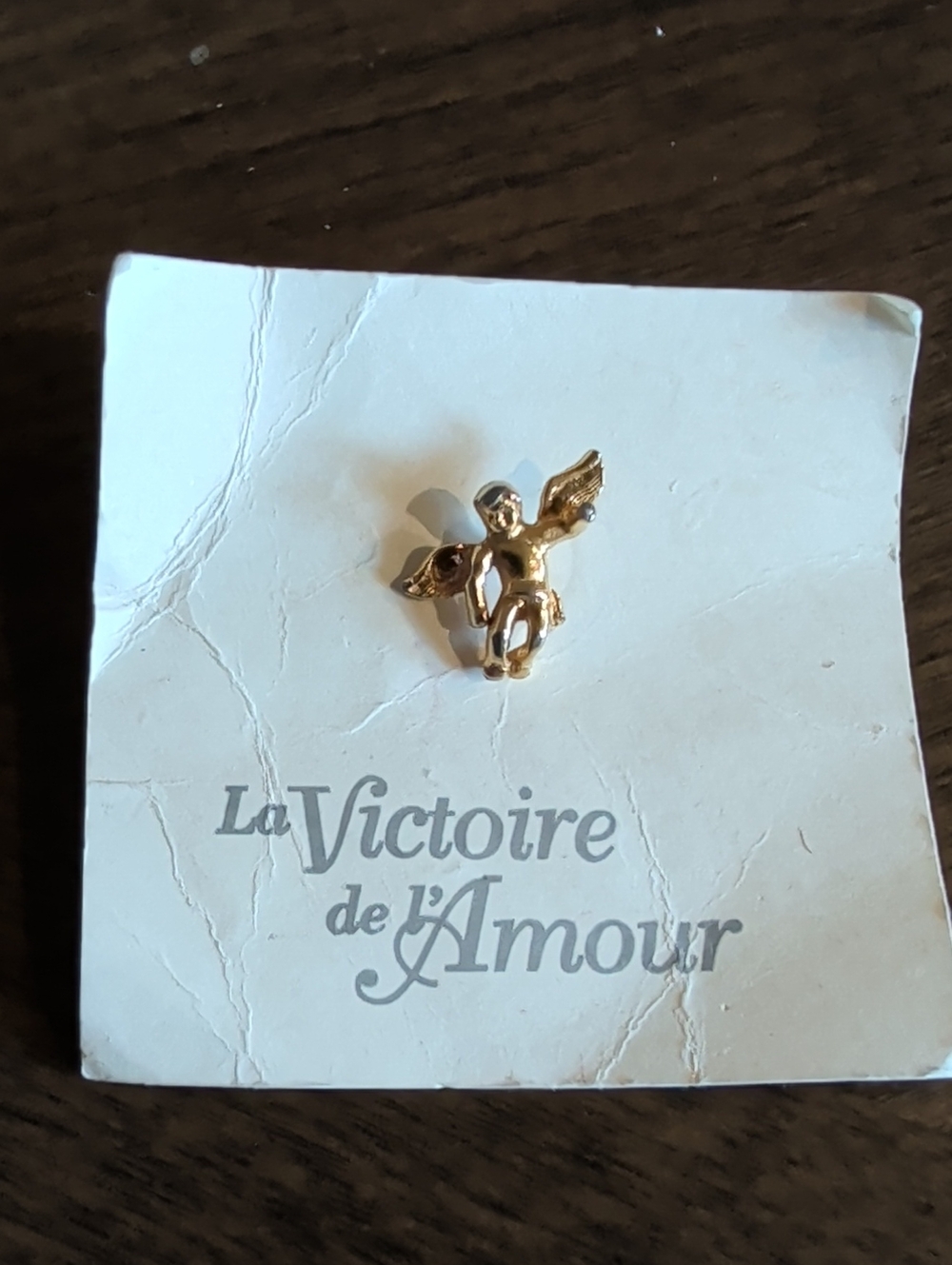 Gold Cherub Pin - Women Jewelry